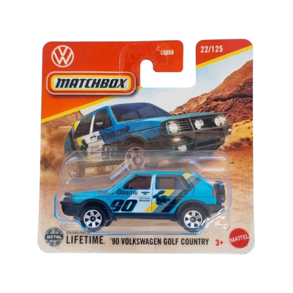 ’90 Volkswagen Golf Country (türkizkék, kártyás)