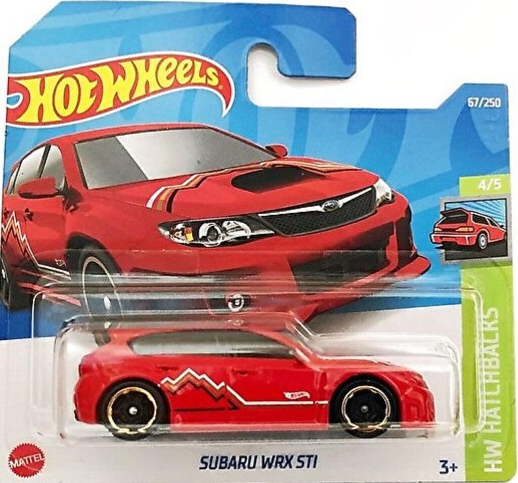 Subaru WRX STI (piros)