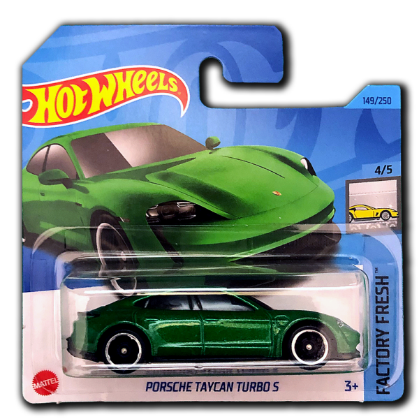 Porsche Taycan Turbo S (zöld)