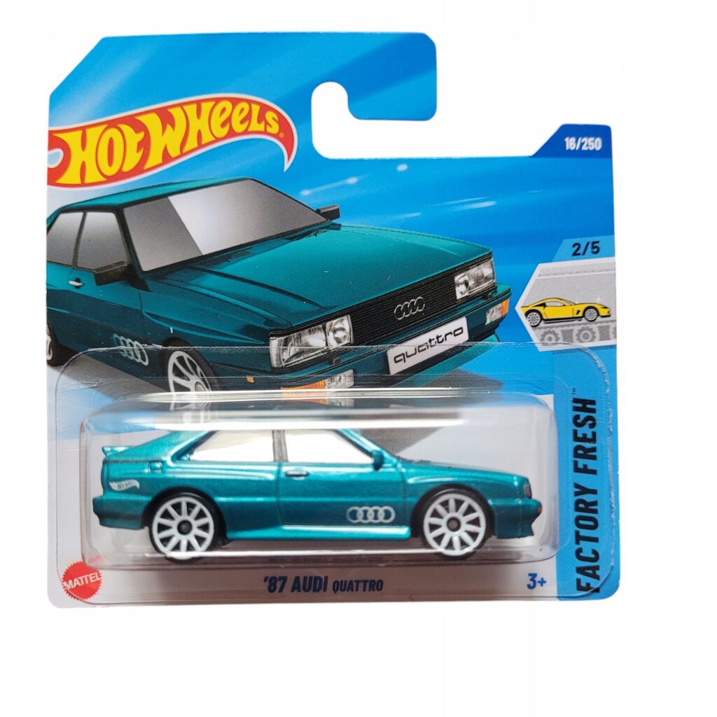 ’87 Audi Quattro (türkizkék)