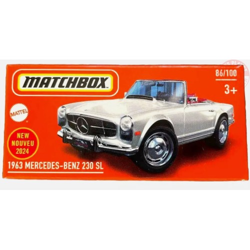 1963 Mercedes-Benz 230 SL (fehér, Power Grabs)