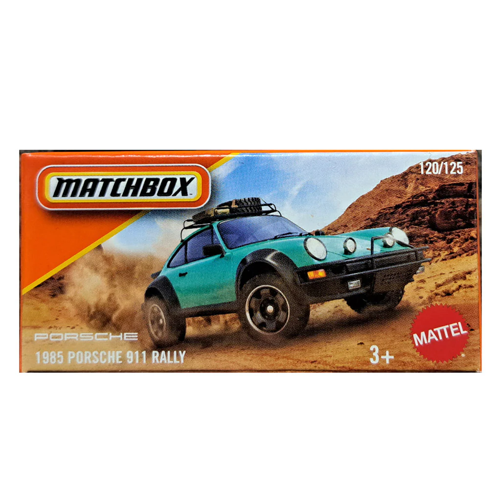 1985 Porsche 911 Rally (türkizkék, Power Grabs)
