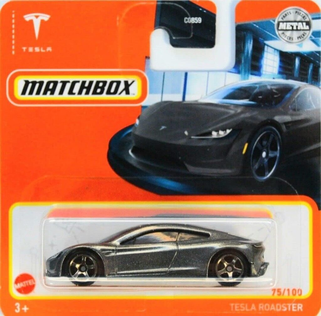 Tesla Roadster (szürke)