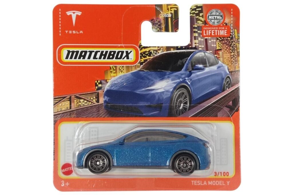 Tesla Model Y (kék)