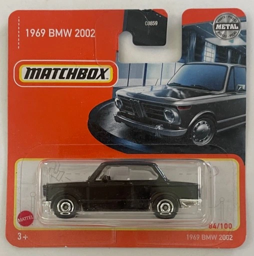 1969 BMW 2002 (fekete)